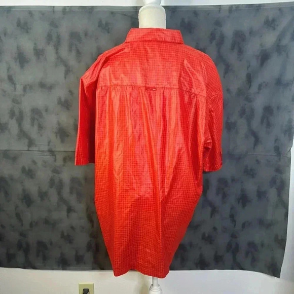 Ecko Unltd. Red Grid Pattern Men's Button Up Streetwear Size XL - Picture 4 of 9